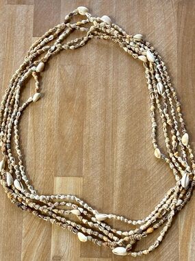 Vintage Authentic Hawaiian Seashell Lei Set of 5